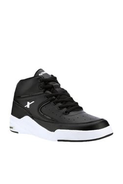 Sparx Black \u0026 White Basketball Shoes 