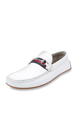 louis philippe white casual shoes