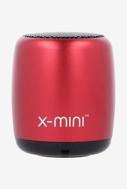 X-mini NANO-X Ultra Portable Bluetooth Speaker With Mic (Crimson Red)
