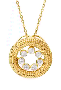 Mia by Tanishq Everyday Essentials 14 kt Gold & Diamond Pendant