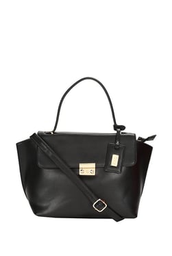 Allen Solly Women Bags Upto 70 Off Online Tata Cliq Allen Solly Black Solid Satchel Bag