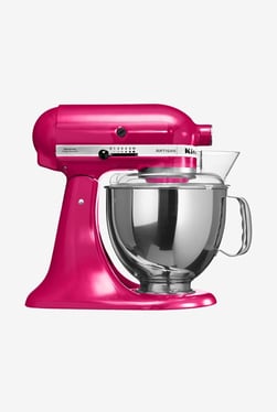KitchenAid Artisan Design 5KSM150PSDRI 300W 1 Jar Stand Mixer Grinder (Pink)