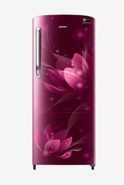 Samsung RR20N272YR8/NL 192 Ltr 4 Star Direct Cool Single Door Refrigerator (Blooming Saffron Red)