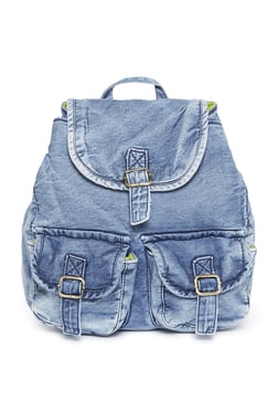 Westside Bags Handbags Online In India At Tata Cliq Westside Blue Denim Backpack