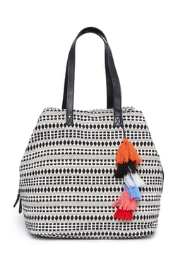Handbags Online Las Purse At Best Price In India Westside White Jacquard Print Handbag