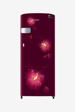 Samsung RR24M2Y2ZR3/NL Inverter 3 Star 230 L Direct Cool Single Door Refrigerator (Rose Mallow Red)