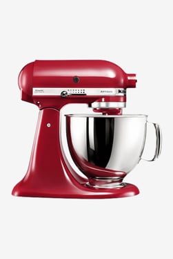 KitchenAid Artisan Design 5KSM150PSDCA 300W 1 Jar Stand Mixer Grinder (Candy Apple Red)