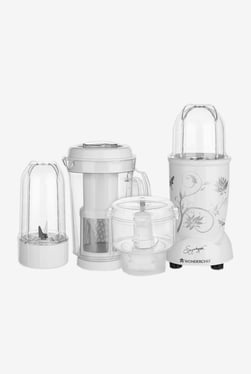 Wonderchef Nutri Blend CKM 400W 3 Jars Juicer Mixer Grinder (White)