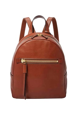 Buy Fossil Megan Brown Solid Leather 