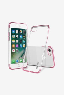 Tukzer Electro Plating Super Flexible Soft TPU Back Case Cover for Apple iPhone 7 (Rose Gold)