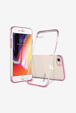 Tukzer Electro Plating Super Flexible Soft TPU Back Case Cover for Apple iPhone 8 (Rose Gold)