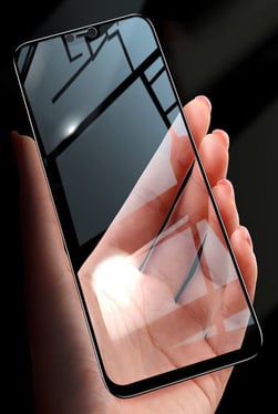 Vaku Oppo RealMe 2 5D Curved Edge Ultra Strong Ultra Clear Full Screen Tempered Glass Black Vaku Electronics TATA CLIQ