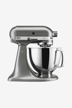 KitchenAid Artisan Design Tilt-Head 300W 1 Jar Stand Mixer Grinder (Medallion Silver)