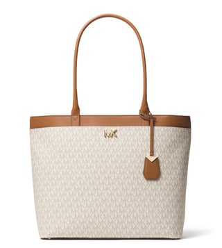 Buy MICHAEL Michael Kors Vanilla Maddie Large Tote for Women Online Tata CLiQ Luxury