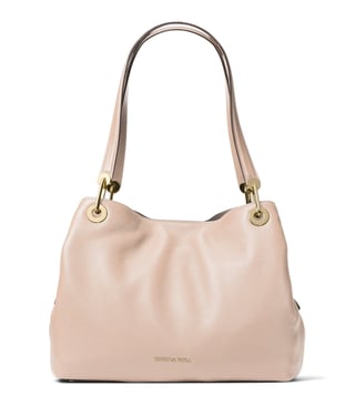 Michael Kors Brown/Soft Pink Shoulder Bag