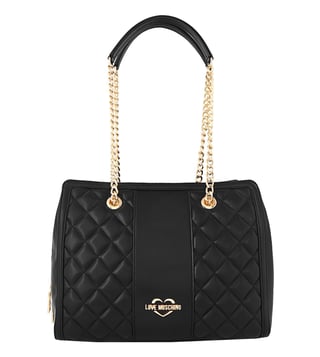 Buy Love Moschino Nero Superquilted Large Shoulder Bag for Women