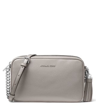 Michael kors pearl store grey crossbody bag