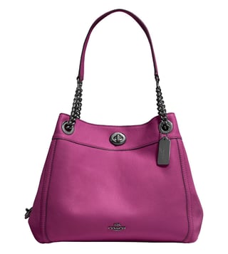 Coach edie dark berry new arrivals