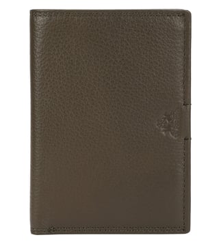 Money clip money clip wallet dark brown nappa dori