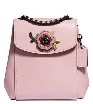 Coach tea 2025 rose backpack