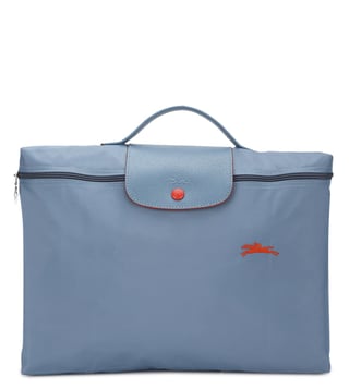 Longchamp Blue Mist Le Pliage Leather Backpack