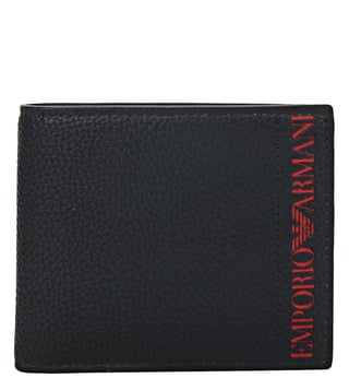 Men S Designer Bags Online At Best Price In India At Tata Cliq Luxury - emporio armani black rosso medium bi fold wallet