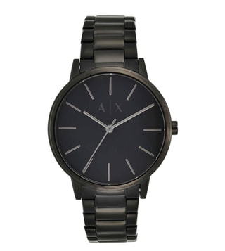 Cayde Men Men Online Armani Tata Watch for CLiQ Luxury Black Exchange @ For AX2701 Buy