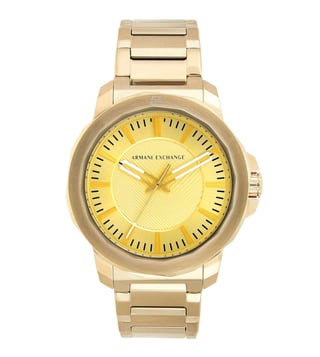 Armani watches gold online colour