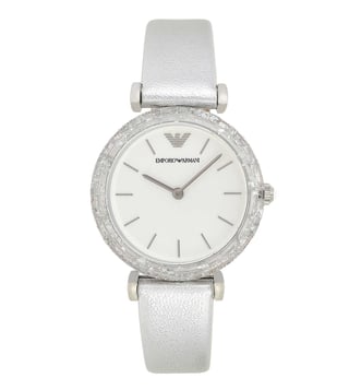 Buy Emporio Armani AR11124 Silver Gianni T-Bar Watch For Women for