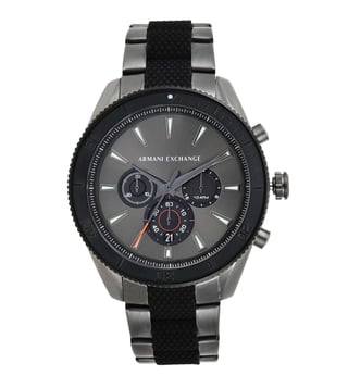 Buy Armani Exchange AX1816 Grey Enzo Two Tone Watch For Men for