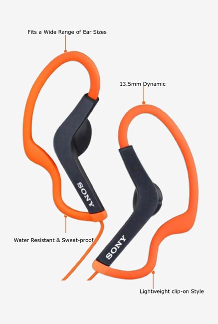 Buy Sony MDR-AS200/D On the Ear Headphone (Orange) online at