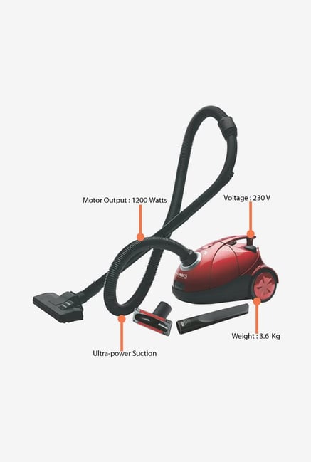 Buy Eureka Forbes Quick Clean DX 1200W Canister Vacuum Cleaner (Red