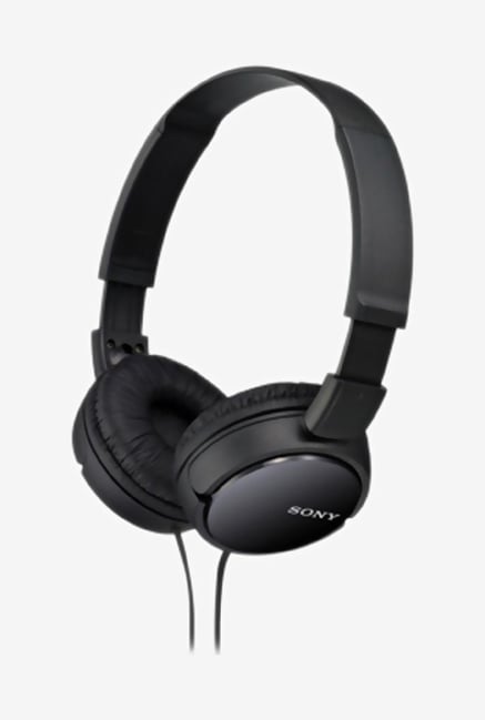 Sony MDR-ZX110/B On the Ear Headphone Black