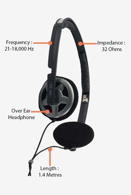 sennheiser hd 201 lightweight over ear binaural headphones