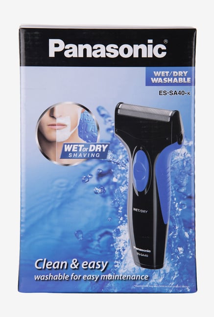 Panasonic Es Sa40 K44b Wet Dry Shaver Black Blue At Tataunistore