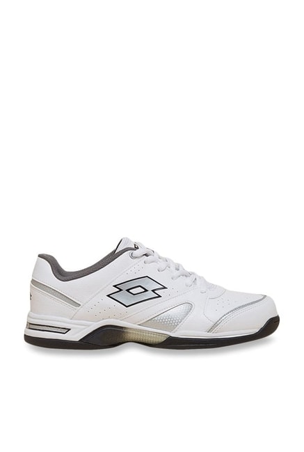 White \u0026 Grey Tennis Shoes from Lotto 