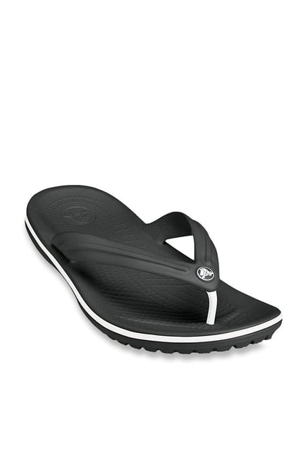 Crocs Unisex Crocband Black Flip Flops