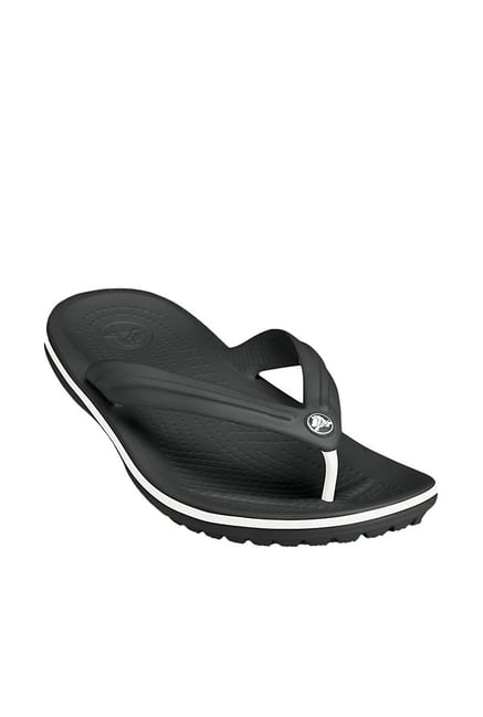 Crocs Unisex Crocband Black Flip Flops