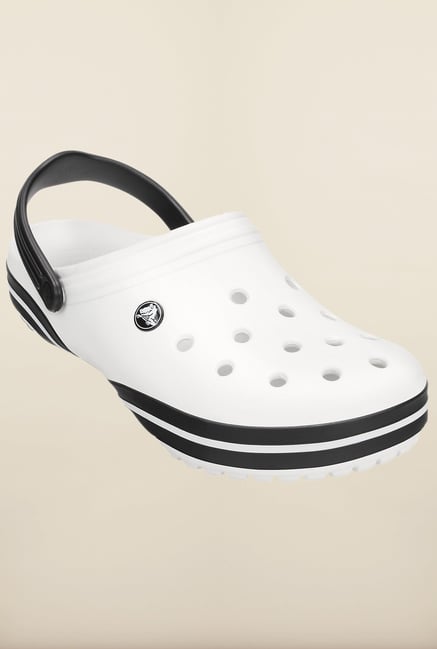 Crocs Unisex Crocband-X White Black Clogs