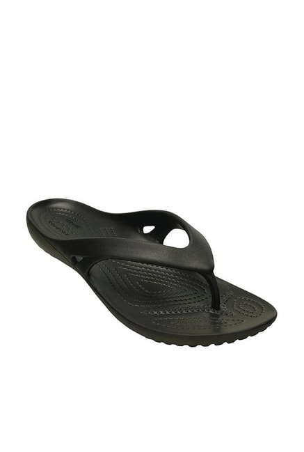 Crocs Kadee II Black Flip Flops from 