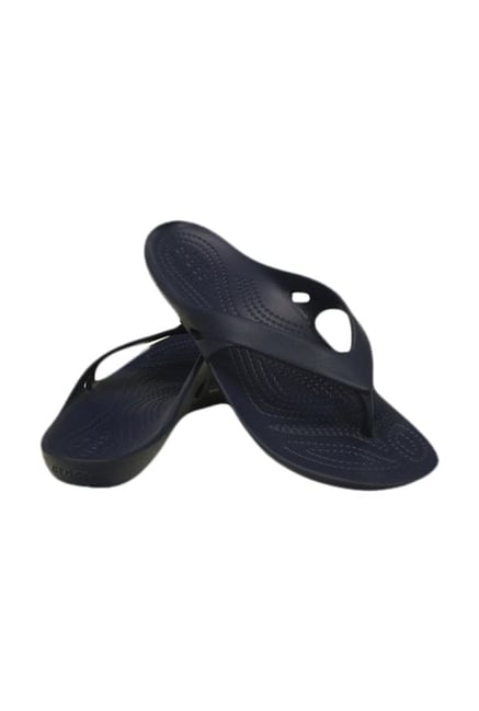 Buy Crocs Kadee II Navy Flip Flops Online at best price at TataCLiQ