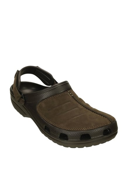 Buy Crocs Crocs Bogota Brown Clogs Leather Best Men Crocs Crocs
