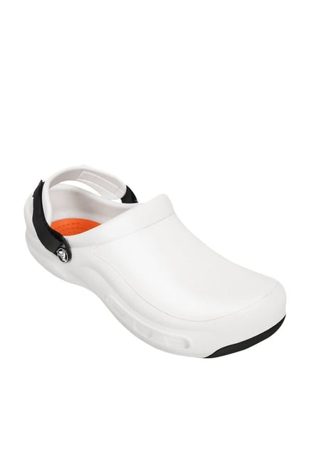 crocs bistro clog white