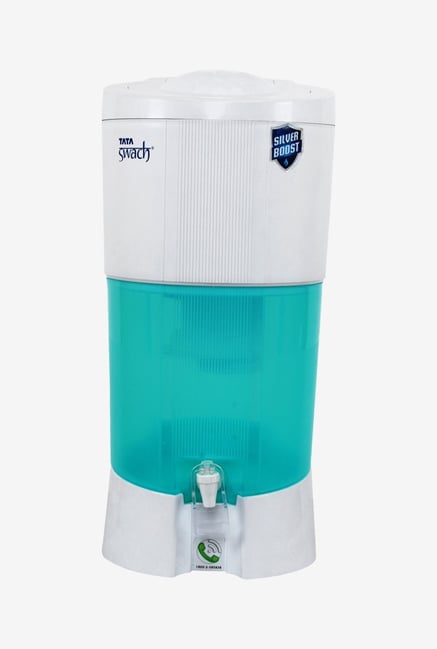 Tata Swach Silver Boost Aqua 27 L Gravity Based Water Purifier(Blue)