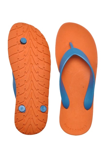 orange flip flops cheap