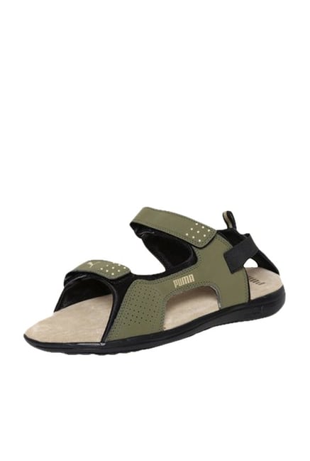 Puma Endeavour DP Dusty Olive Green Floater Sandals