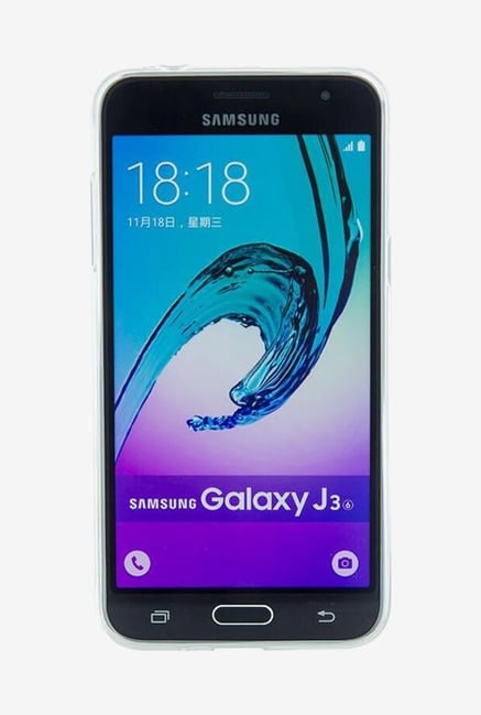 Stuffcool Pure Back Case for Samsung Galaxy J3 (Clear)