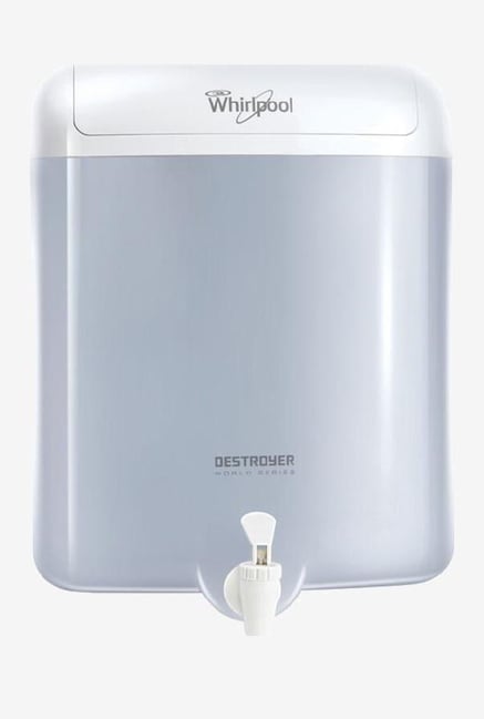 Whirlpool Destroyer Filter 6 L EAT Water Purifier(White)