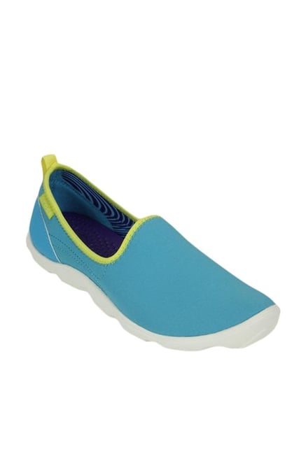 Buy Crocs Duet Busy Day Skimmer Electric Blue White Slip-Ons For