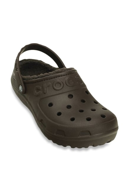 Buy Crocs Hilo Lined Mahogany Clogs For Men Online At Tata CLiQ